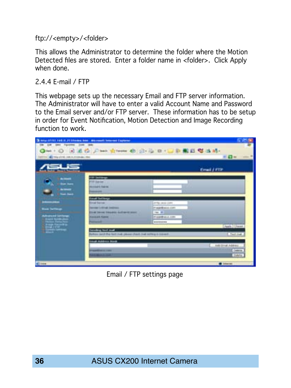 Asus CX200 User Manual | Page 40 / 94