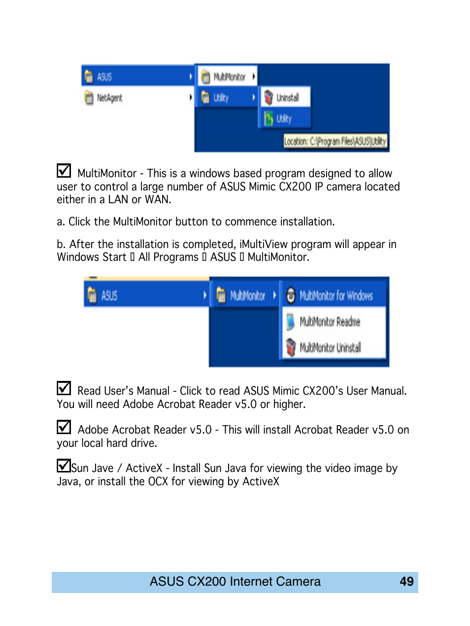 Asus CX200 User Manual | Page 53 / 94