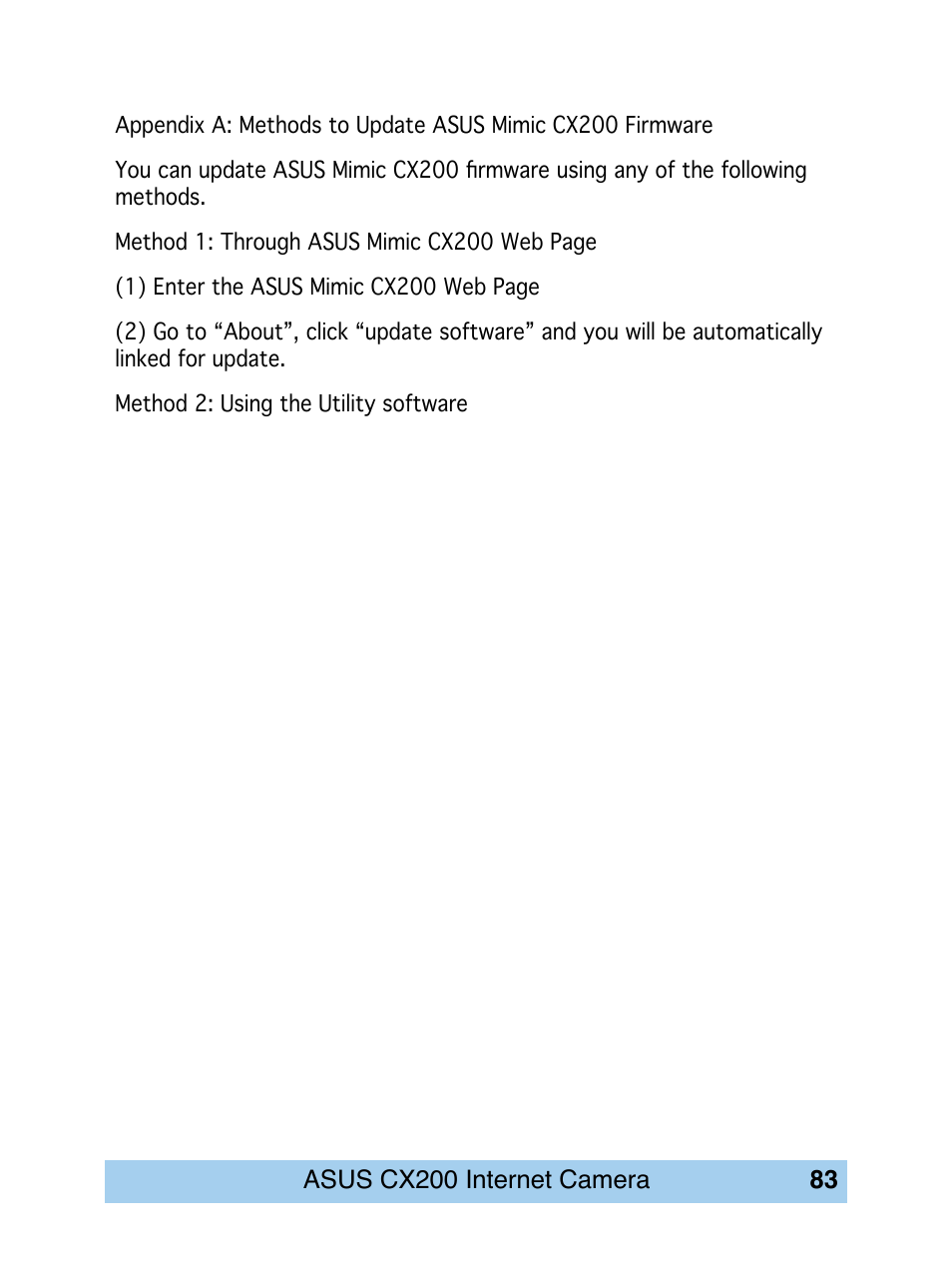 Asus CX200 User Manual | Page 87 / 94