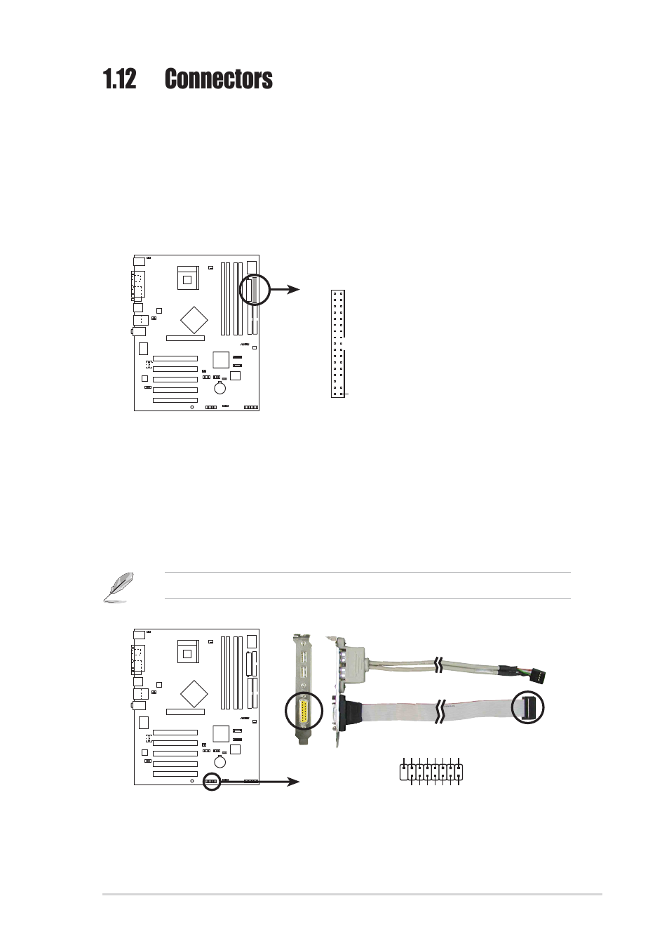 12 connectors | Asus P4P8X SE User Manual | Page 31 / 78