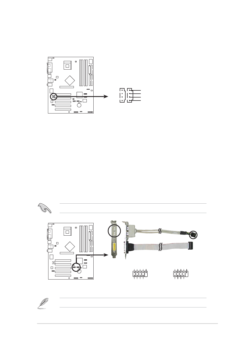 P4p8x se internal audio connectors, Usb78 | Asus P4P8X SE User Manual | Page 37 / 78