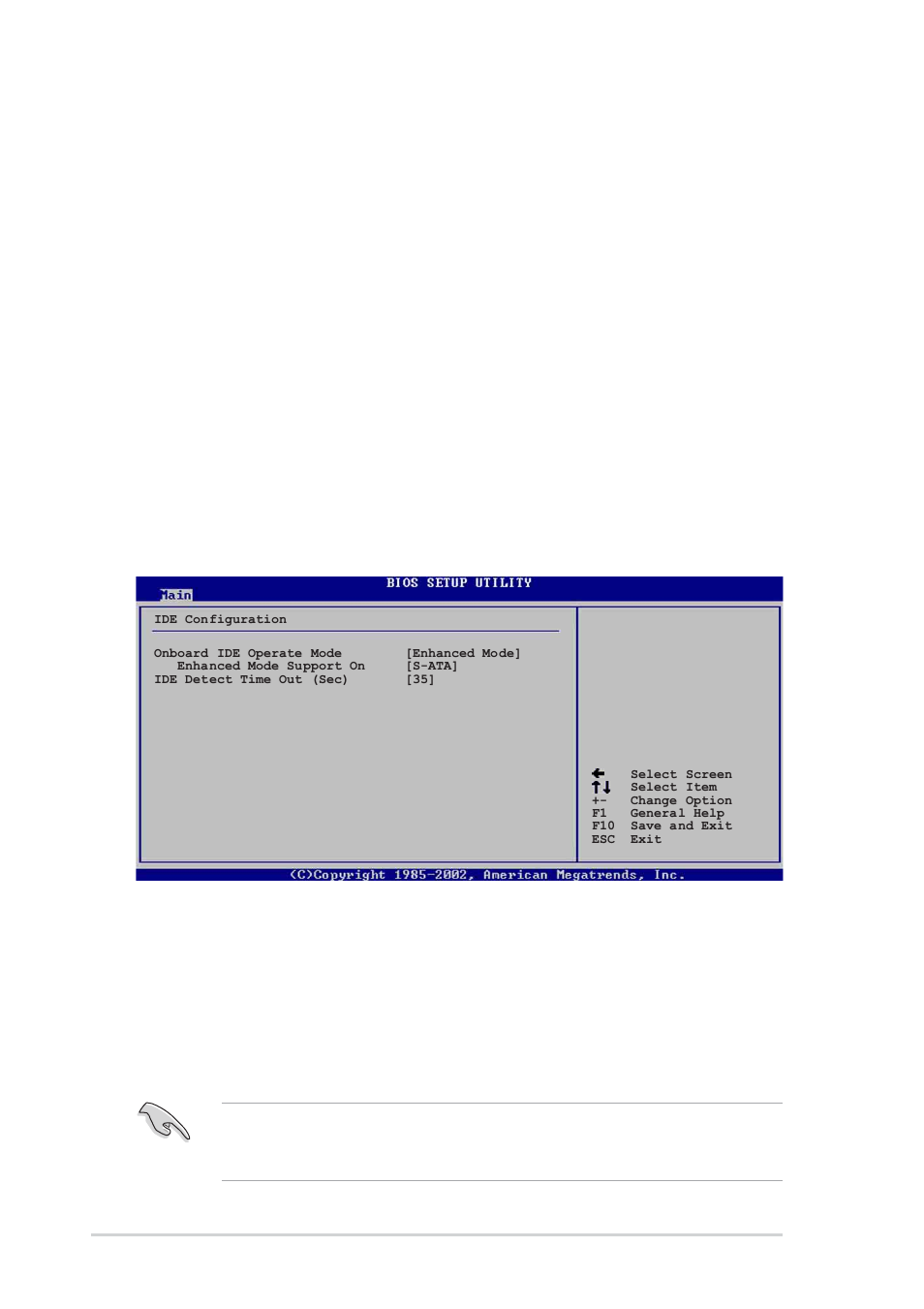 5 ide configuration, Dma mode [auto, Smart monitoring [auto | 32bit data transfer [disabled, Onboard ide operate mode [enhanced mode | Asus P4P8X SE User Manual | Page 50 / 78