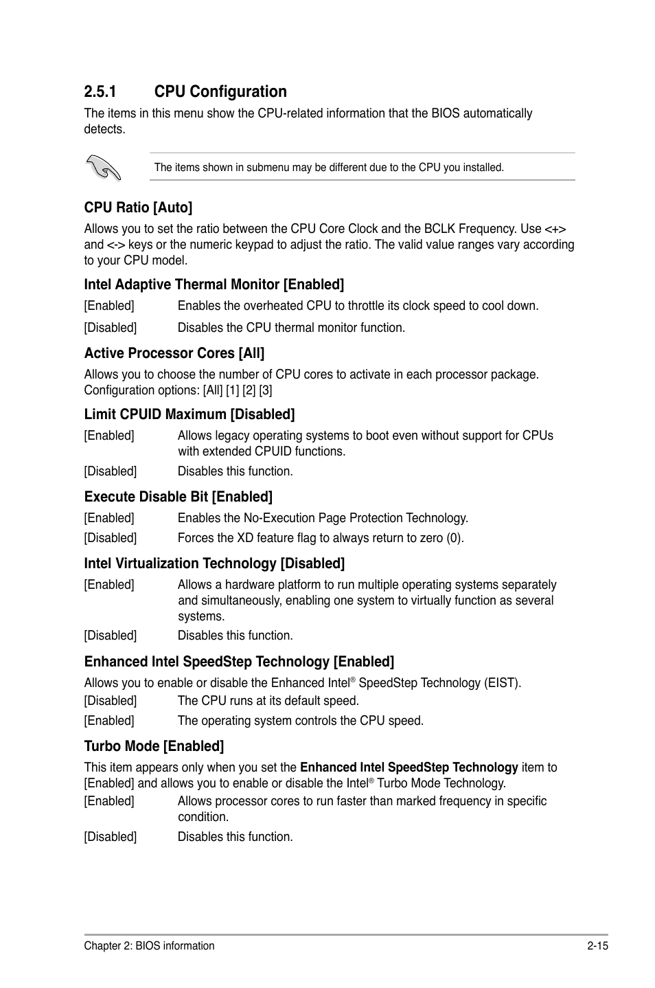 1 cpu configuration | Asus P8H61-MX User Manual | Page 47 / 60