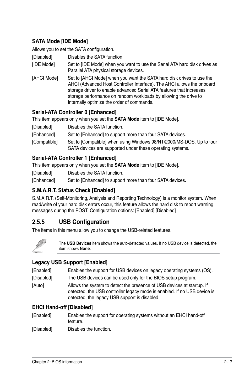 5 usb configuration | Asus P8H61-MX User Manual | Page 49 / 60