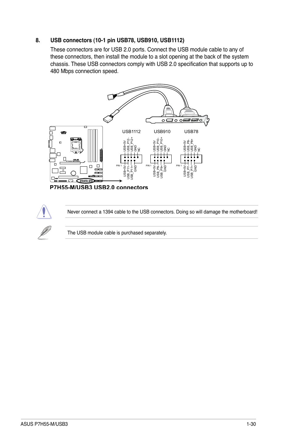 Asus P7H55-M/USB3 User Manual | Page 43 / 78