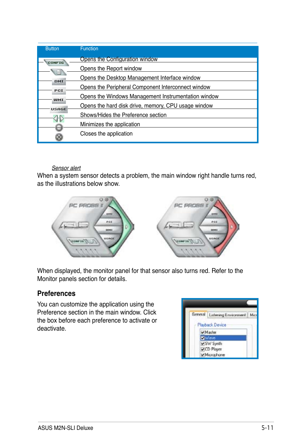 Preferences | Asus M2N-SLI Deluxe User Manual | Page 125 / 164