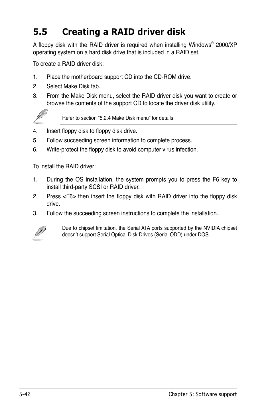 5 creating a raid driver disk | Asus M2N-SLI Deluxe User Manual | Page 156 / 164