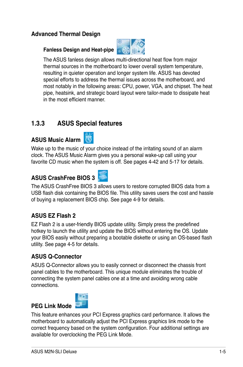 3 asus special features | Asus M2N-SLI Deluxe User Manual | Page 21 / 164