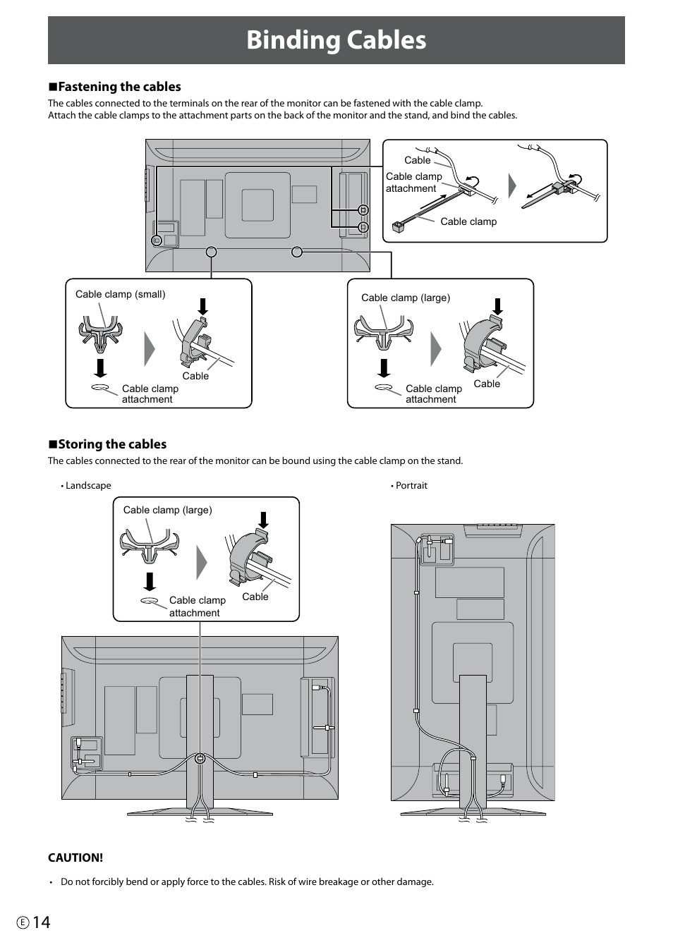 Binding cables | Asus PQ321Q User Manual | Page 14 / 38