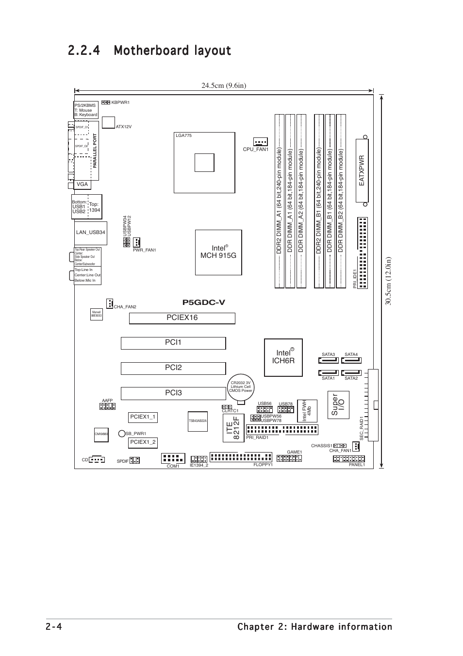 Asus P5GDC-V Deluxe User Manual | Page 24 / 136