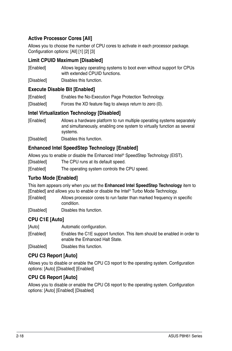 Asus P8H61/USB3 User Manual | Page 58 / 73