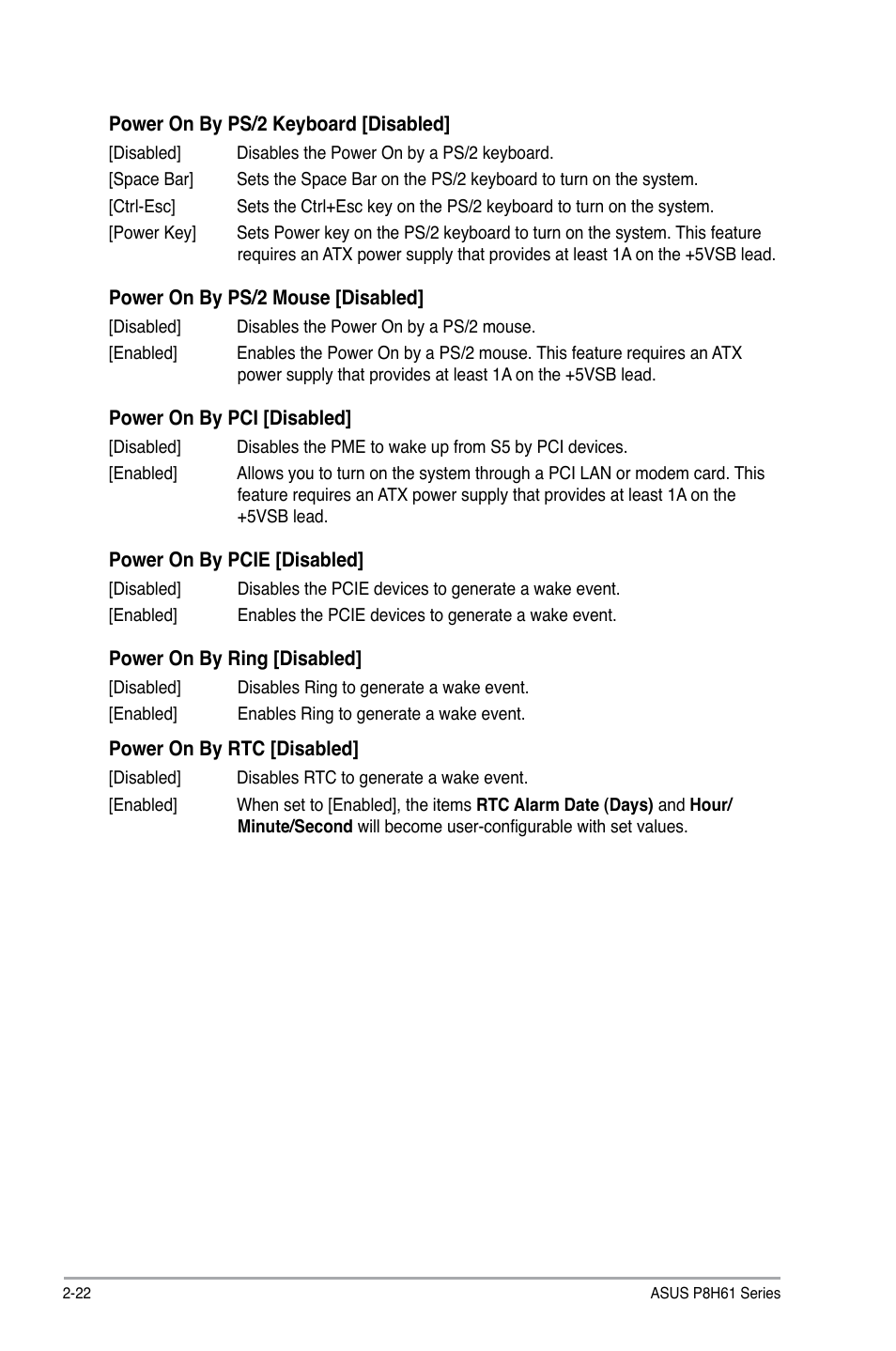 Asus P8H61/USB3 User Manual | Page 62 / 73