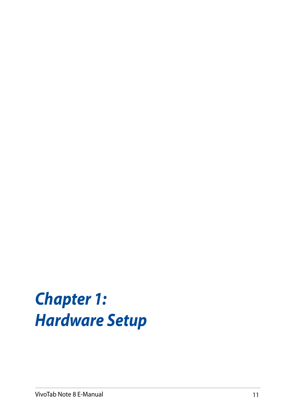 Chapter 1: hardware setup | Asus R80TA User Manual | Page 11 / 76