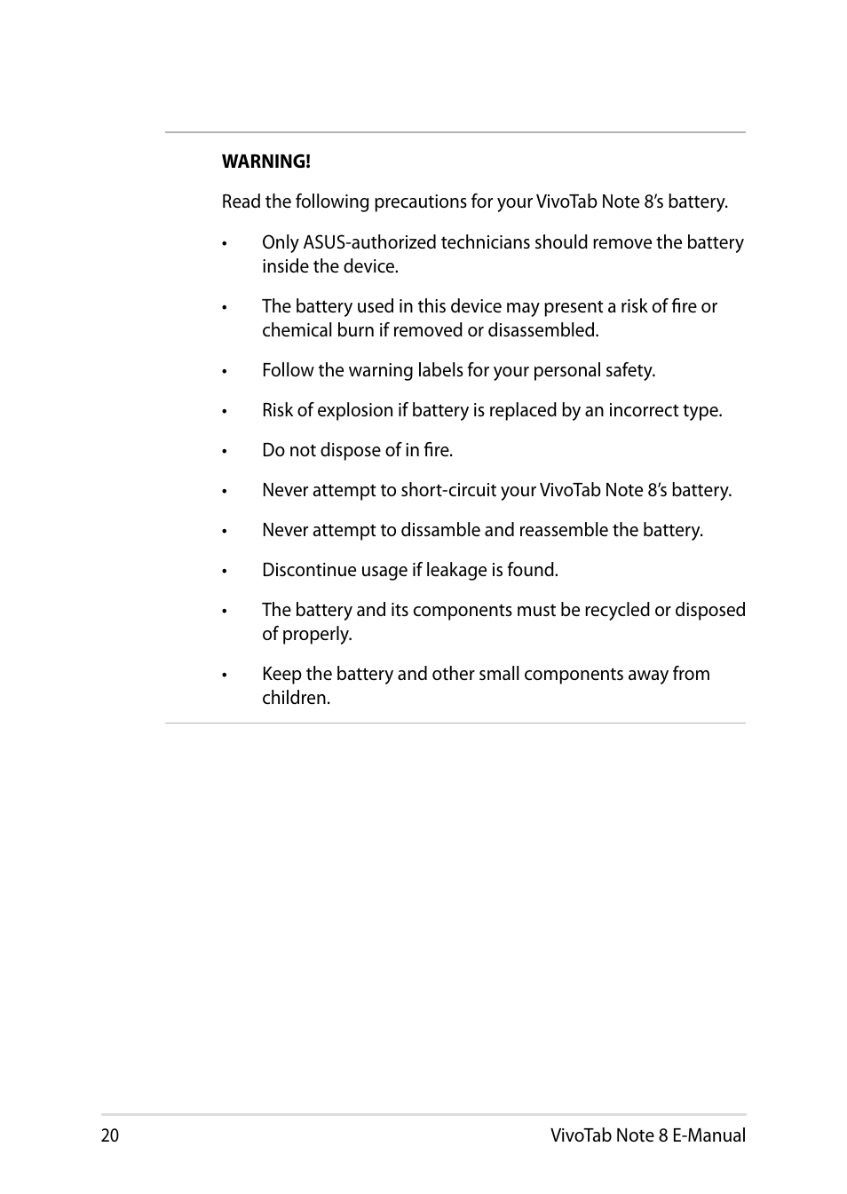 Asus R80TA User Manual | Page 20 / 76