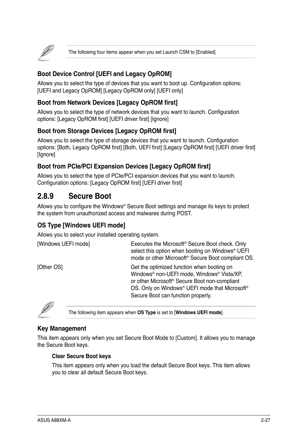 9 secure boot | Asus A88XM-A User Manual | Page 59 / 68
