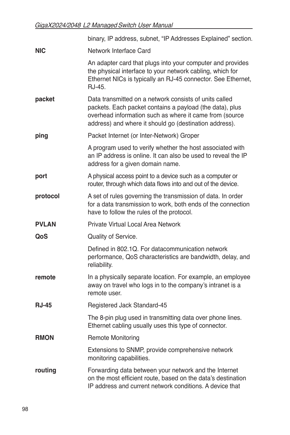 Asus GigaX2048 User Manual | Page 110 / 115