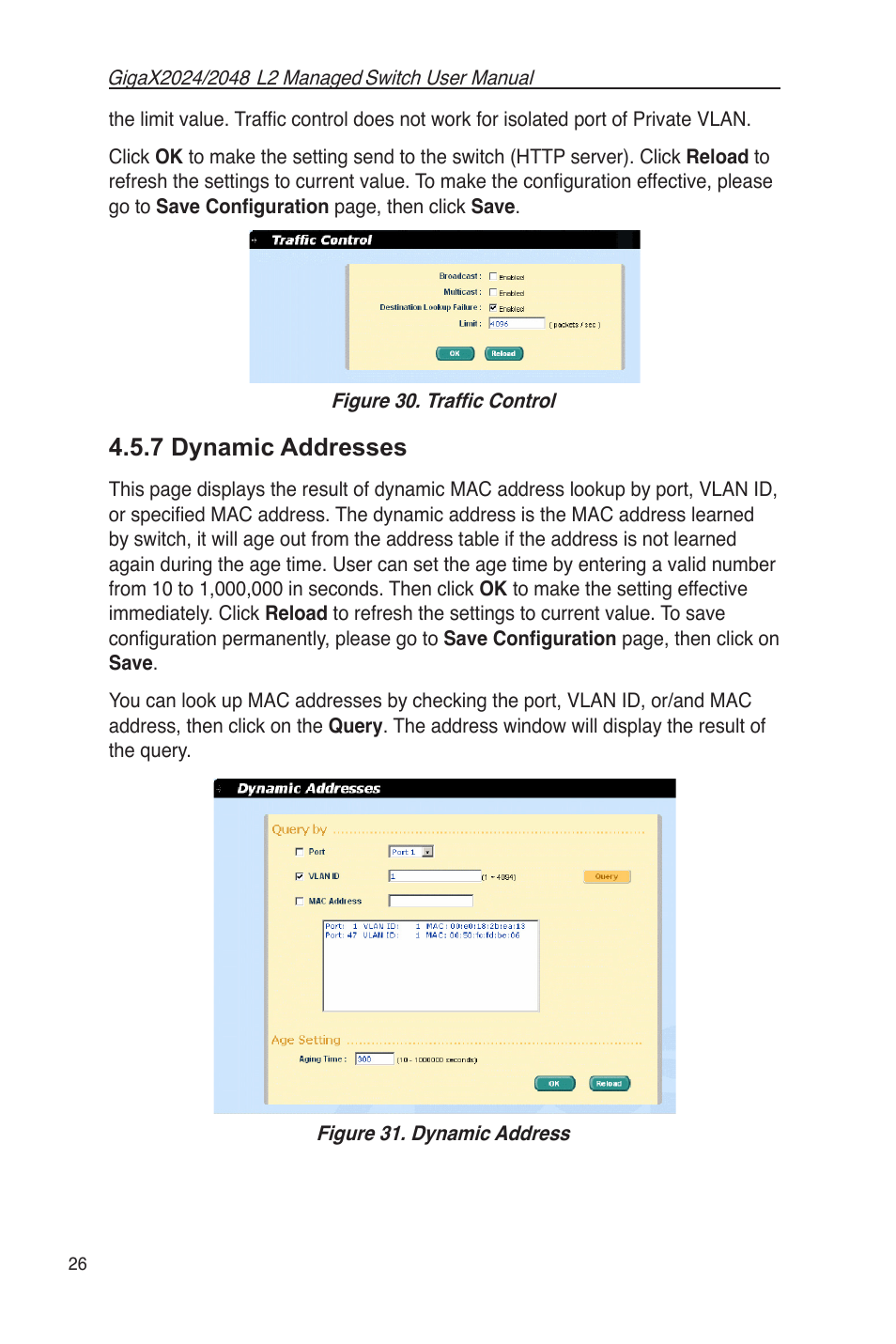 7 dynamic addresses | Asus GigaX2048 User Manual | Page 38 / 115