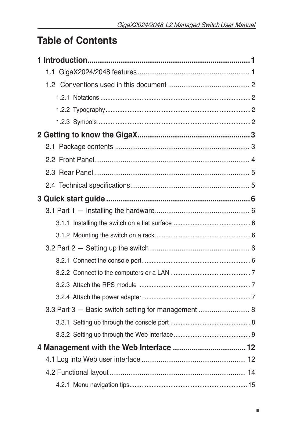 Asus GigaX2048 User Manual | Page 5 / 115