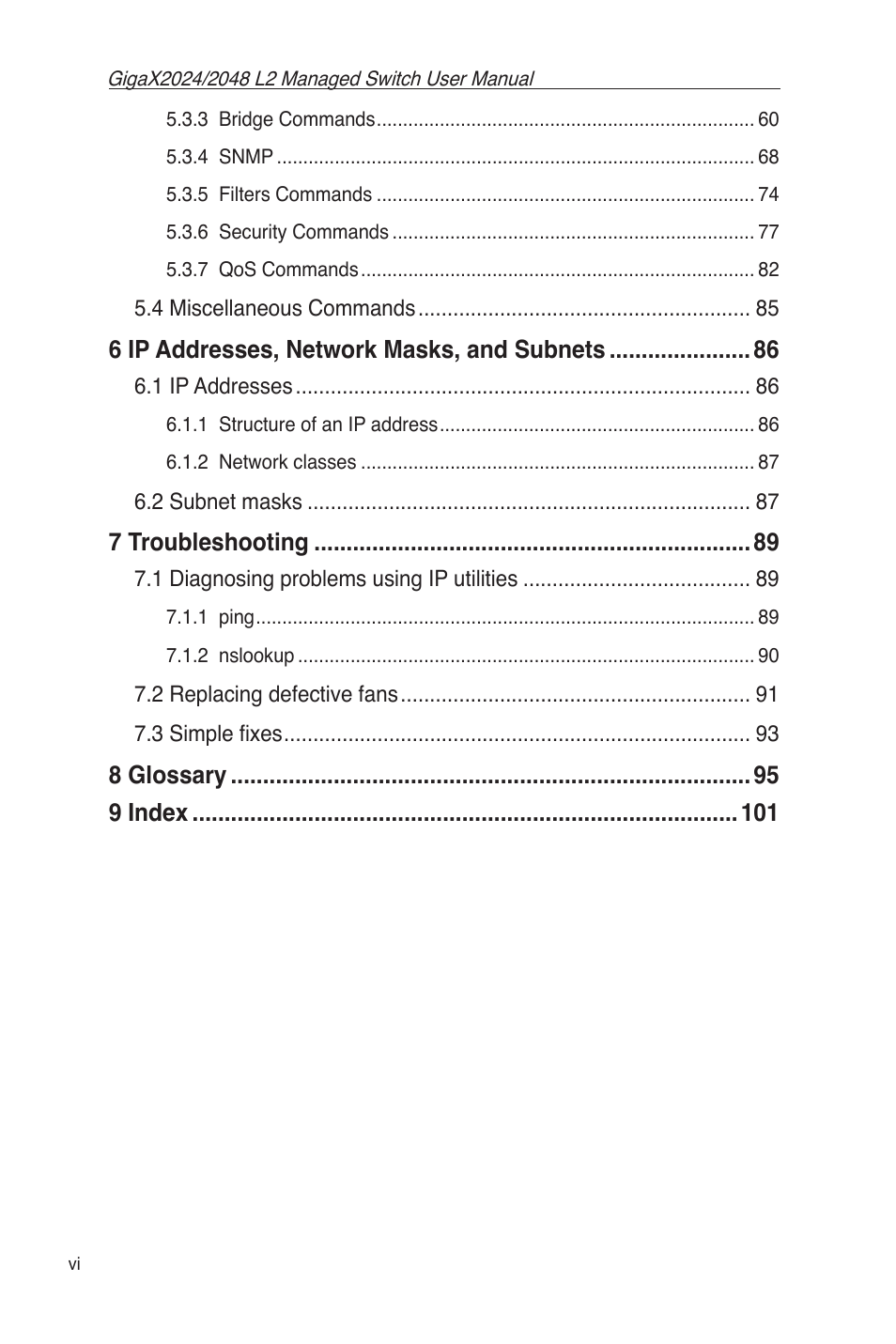 Asus GigaX2048 User Manual | Page 8 / 115