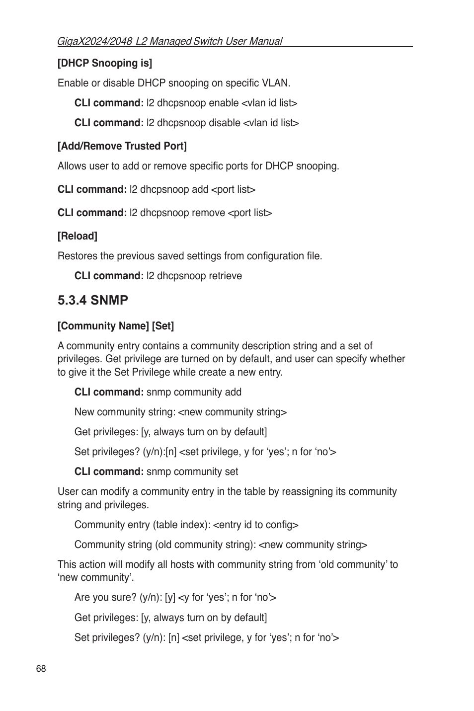 4 snmp | Asus GigaX2048 User Manual | Page 80 / 115