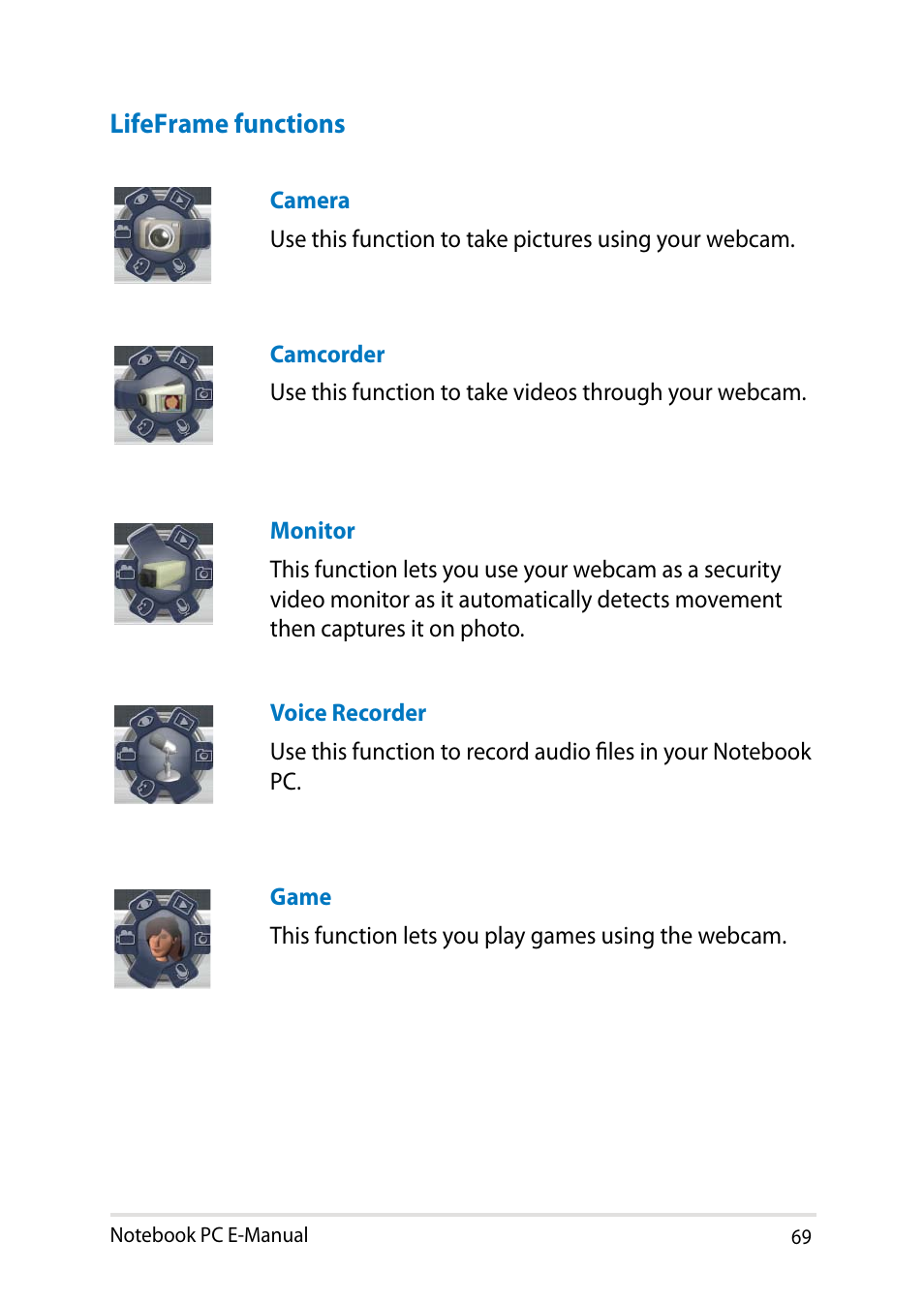 Asus X750JB User Manual | Page 69 / 110