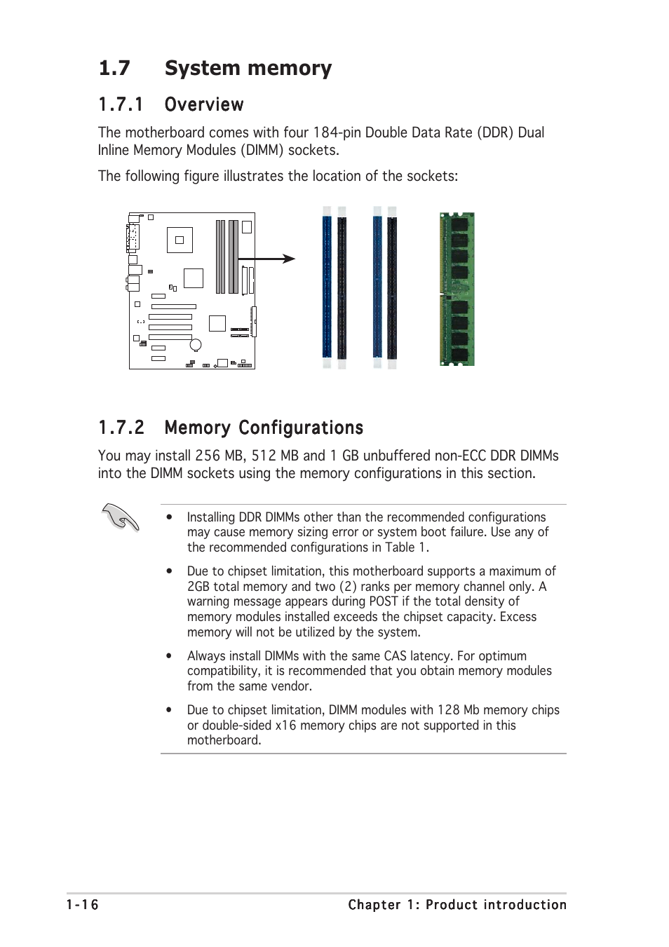 1 overview overview overview overview overview | Asus P5GPL User Manual | Page 28 / 92