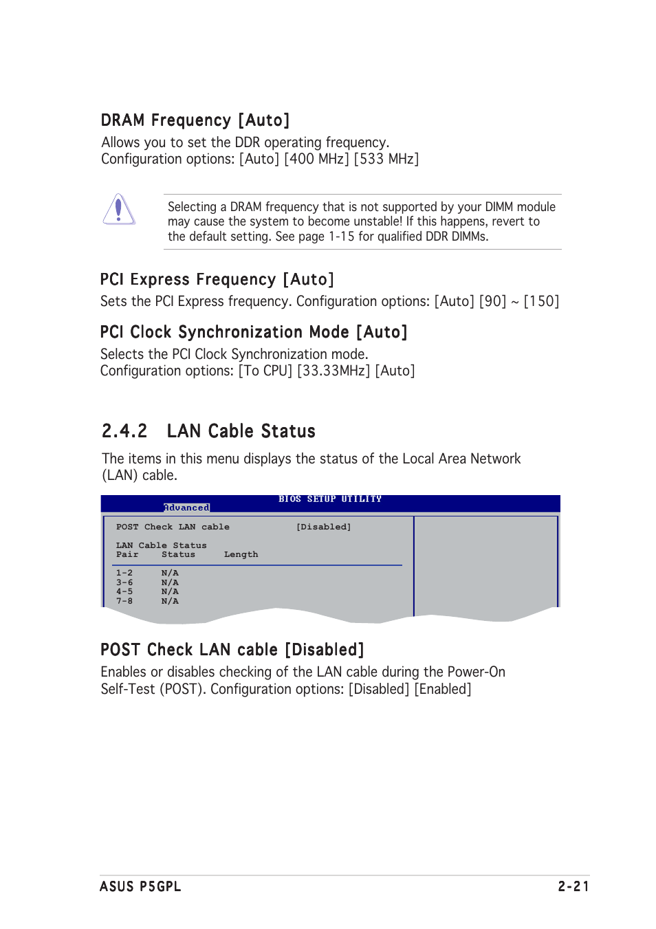 Asus P5GPL User Manual | Page 67 / 92