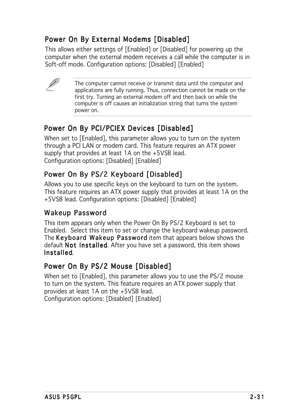 Asus P5GPL User Manual | Page 77 / 92