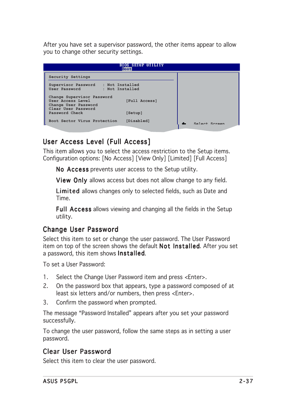 Asus P5GPL User Manual | Page 83 / 92