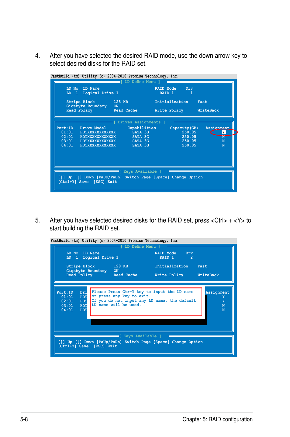 8 chapter 5: raid configuration | Asus KCMR-D12 User Manual | Page 104 / 144