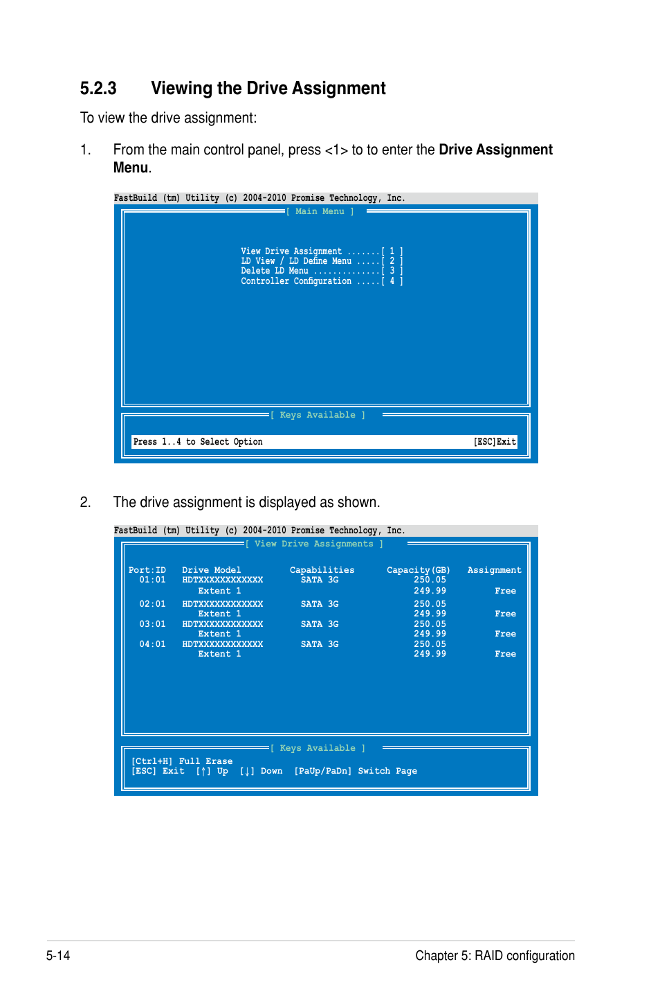 3 viewing the drive assignment, The drive assignment is displayed as shown | Asus KCMR-D12 User Manual | Page 110 / 144
