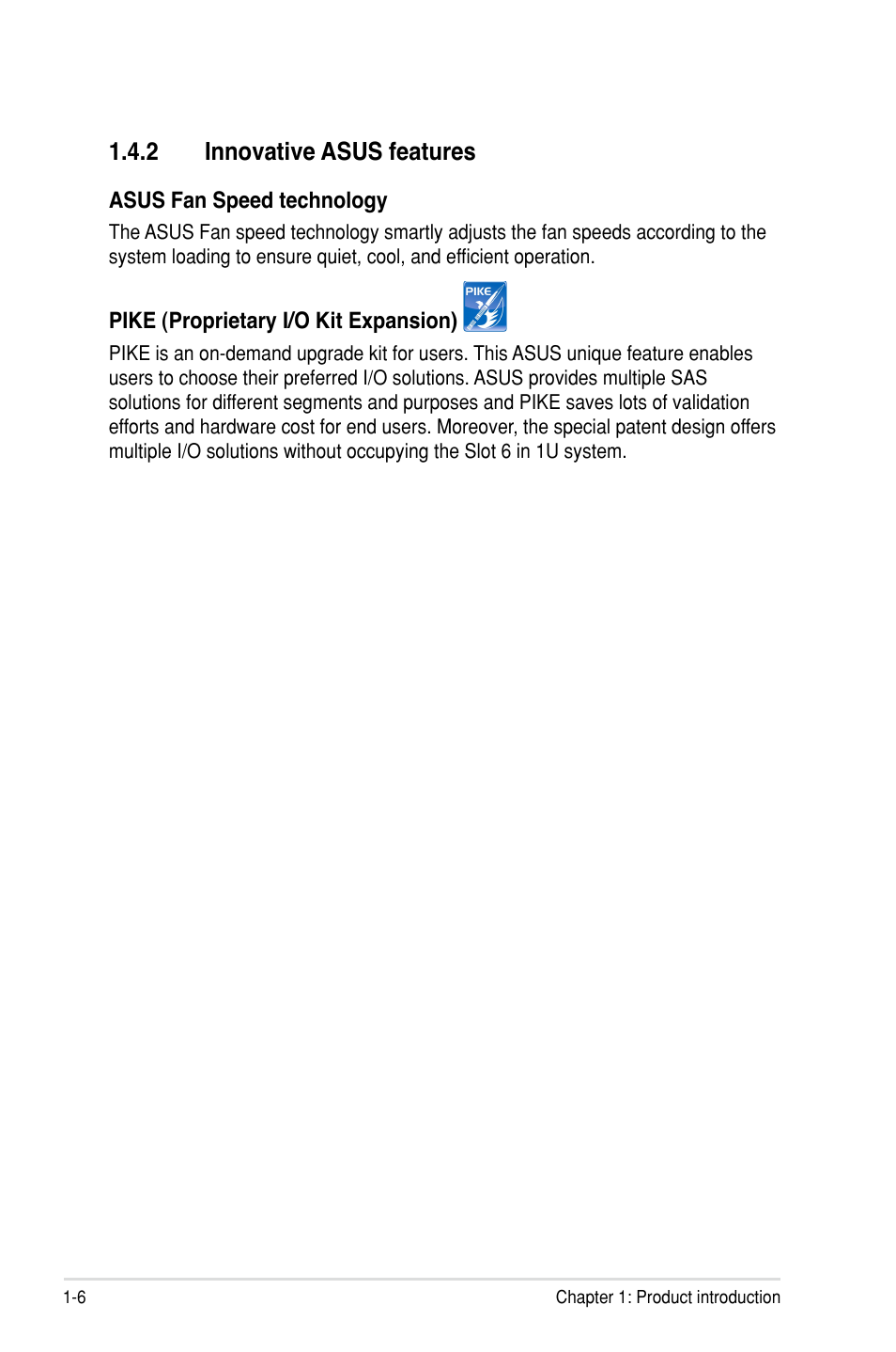 2 innovative asus features | Asus KCMR-D12 User Manual | Page 18 / 144