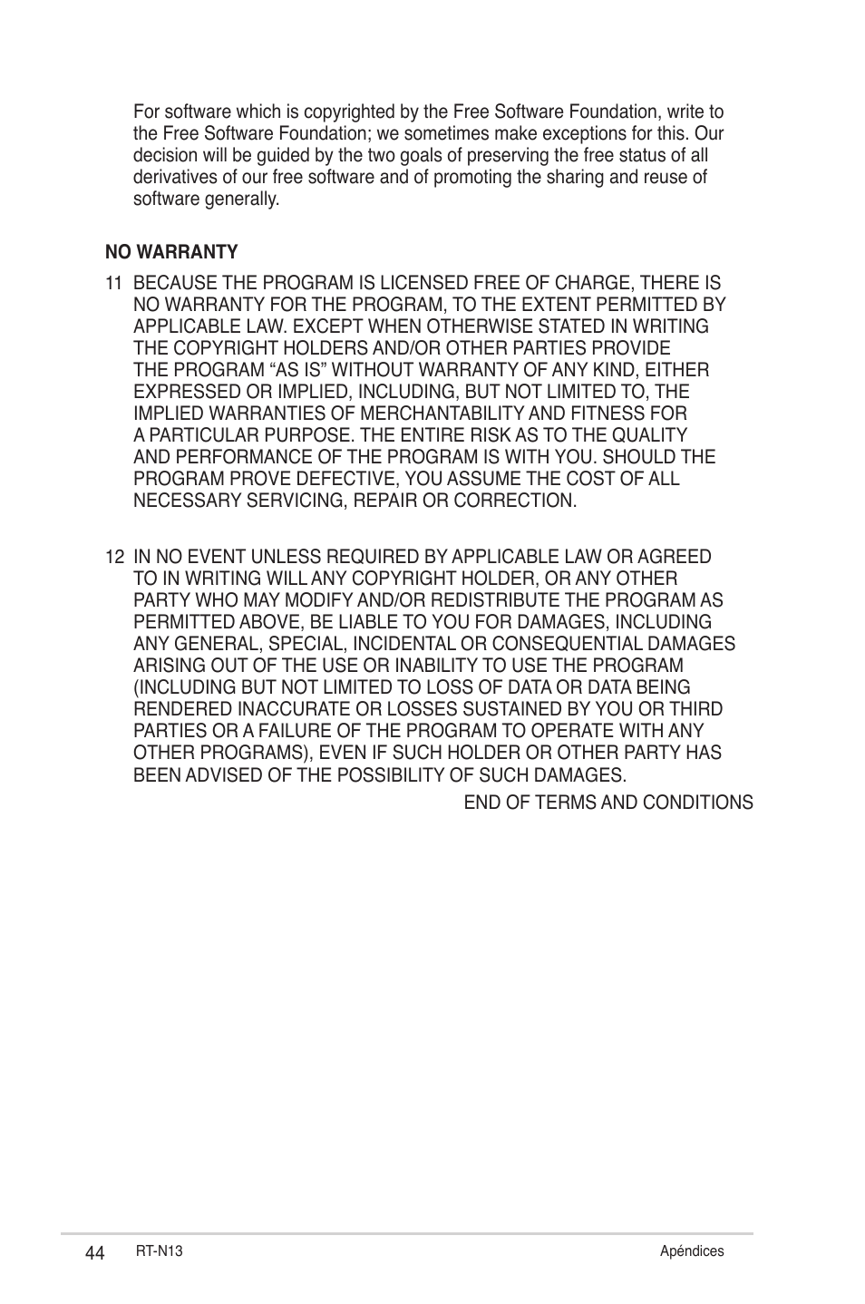 Asus RT-N13 User Manual | Page 44 / 46