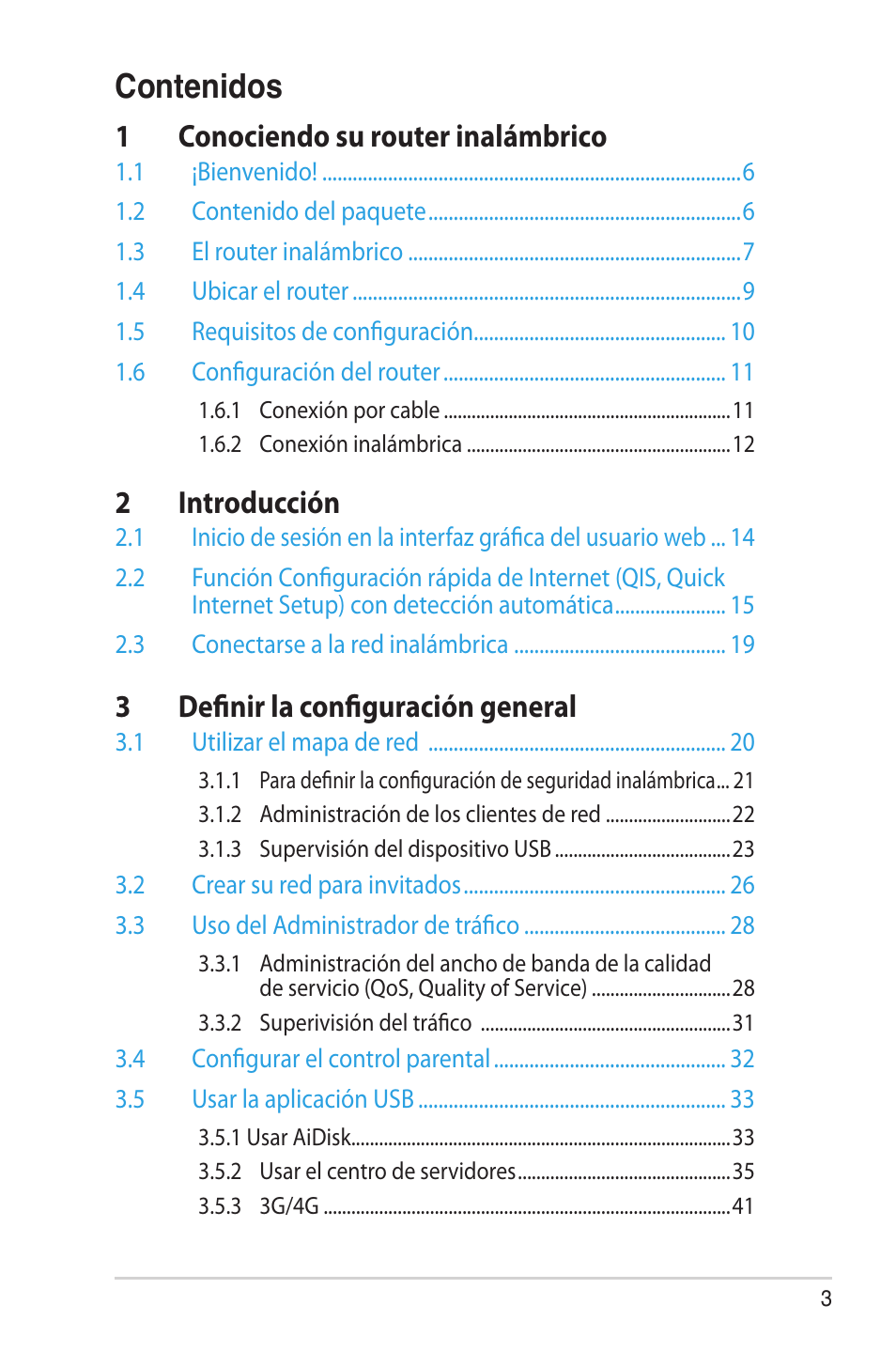 Asus RT-AC68U User Manual | Page 3 / 128