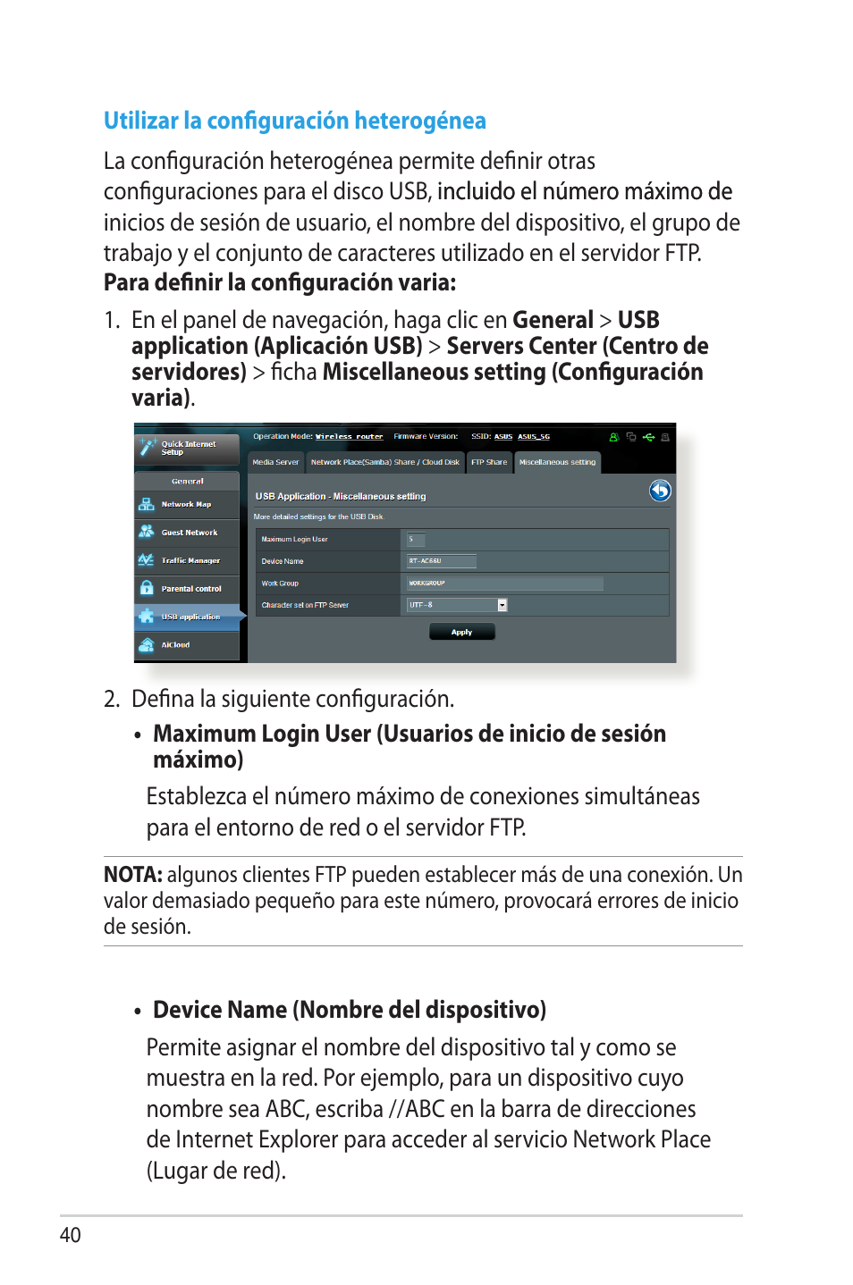 Asus RT-AC68U User Manual | Page 40 / 128