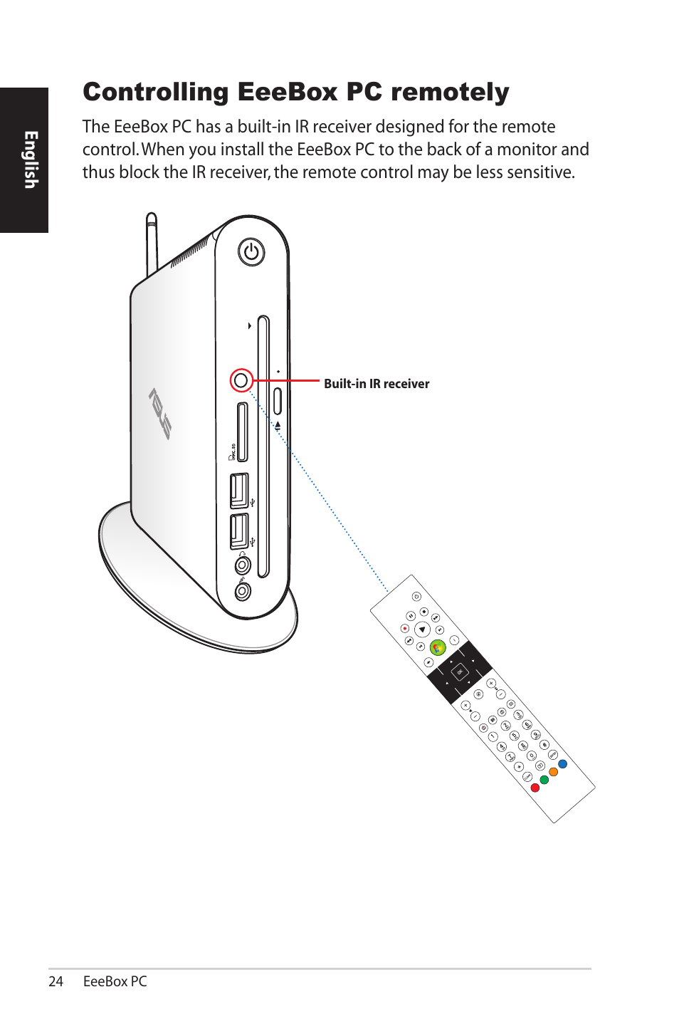 Controlling eeebox pc remotely | Asus EB1501P User Manual | Page 24 / 50