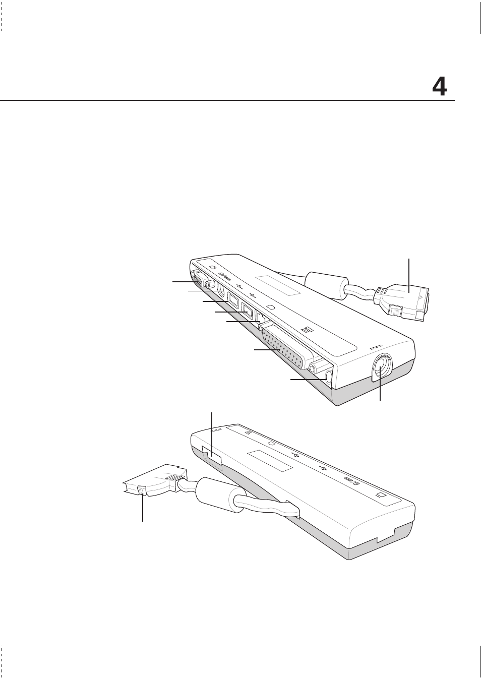 Portbar ii accessory (optional), Portbar ii (rear view), Portbar ii (front view) | Asus S1B User Manual | Page 47 / 94