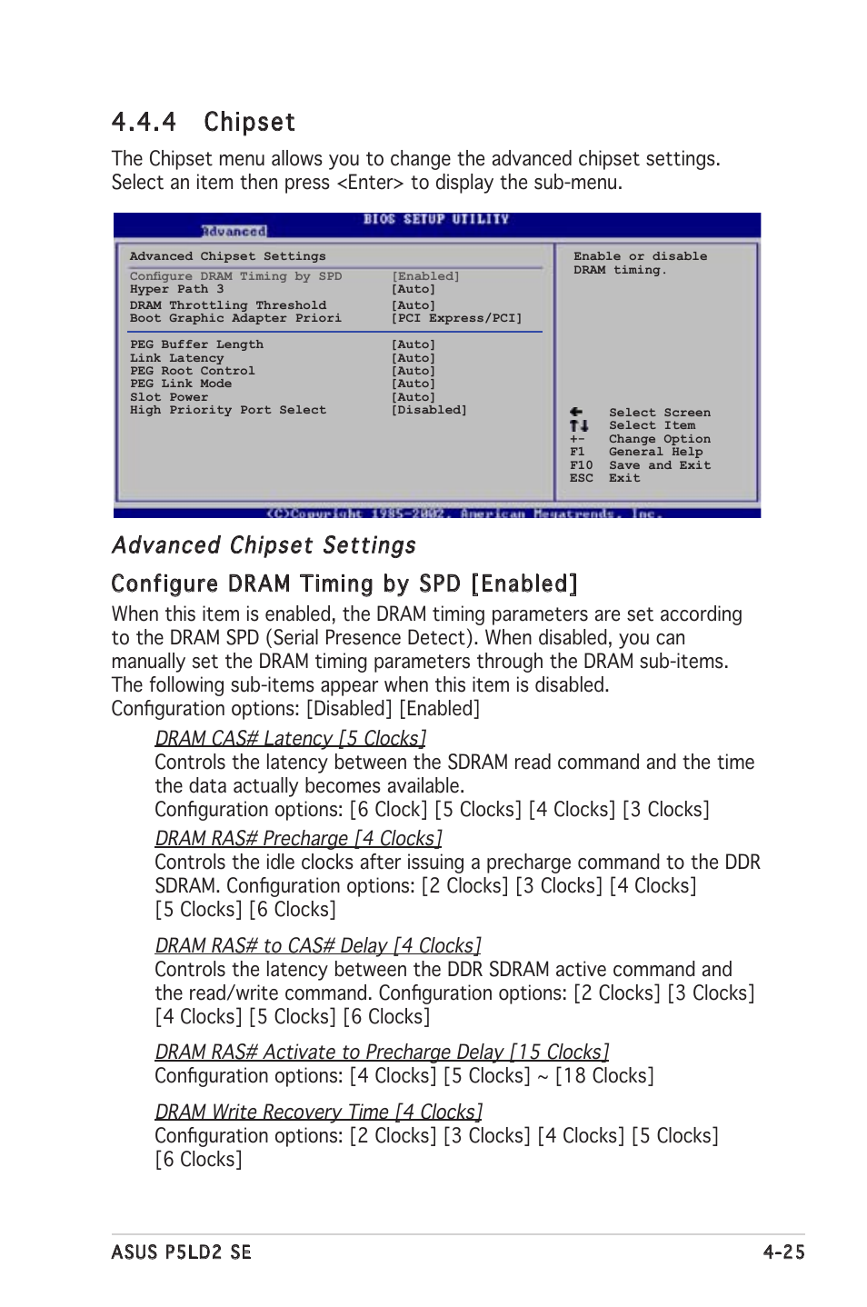 4 chipset | Asus P5LD2 SE User Manual | Page 85 / 120