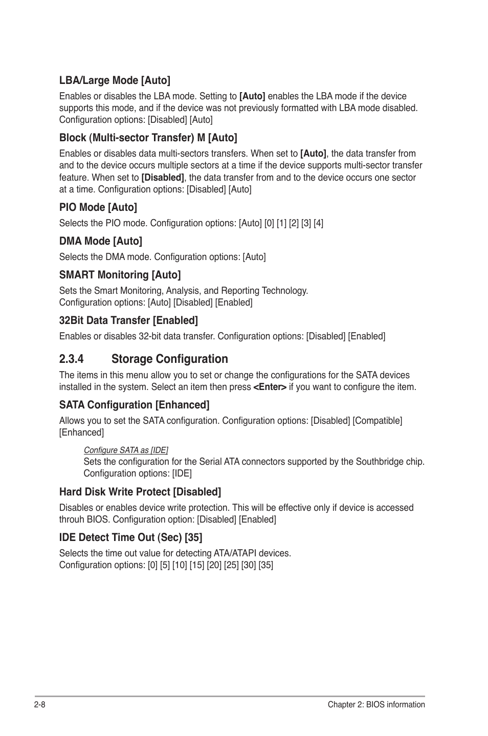 4 storage configuration | Asus P5P43T User Manual | Page 46 / 64