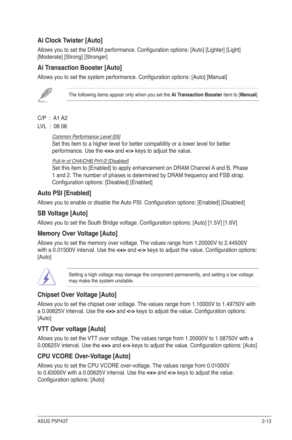 Asus P5P43T User Manual | Page 51 / 64