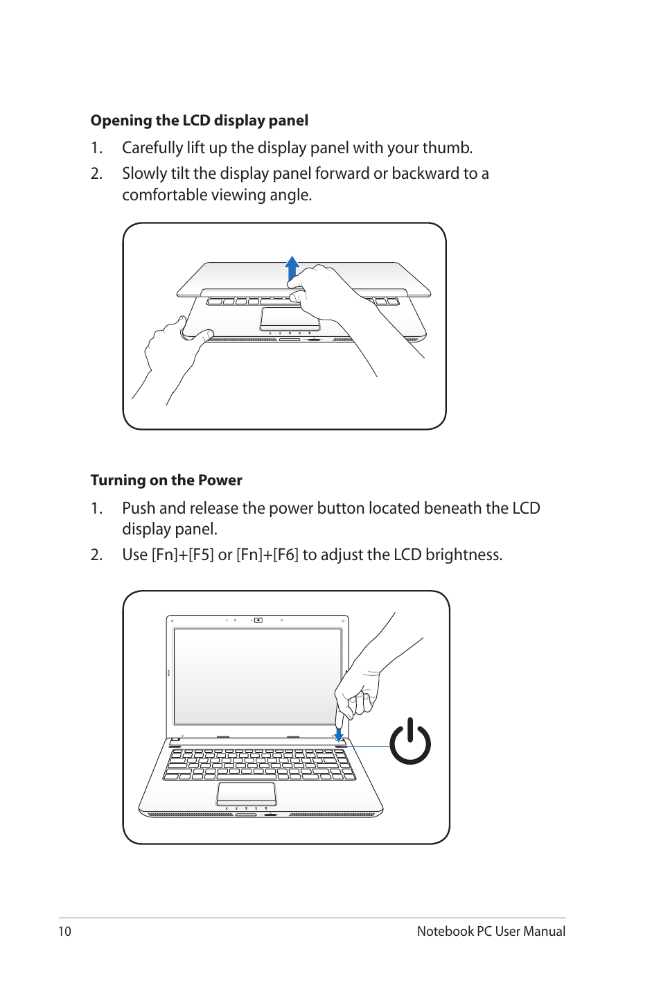 Asus N82JV User Manual | Page 10 / 110