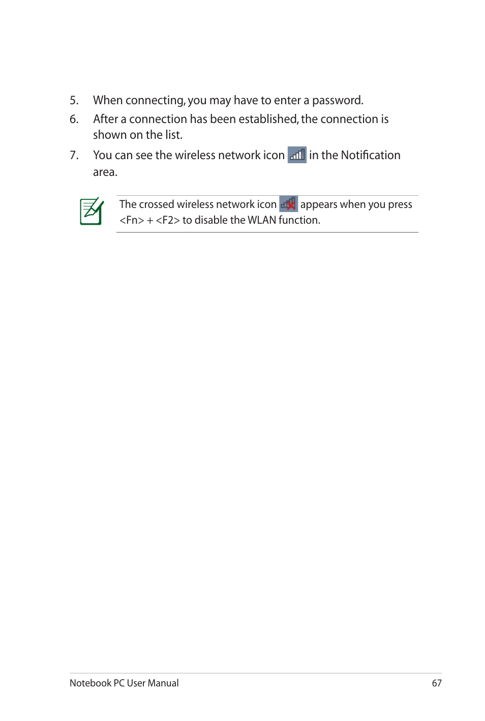 Asus N82JV User Manual | Page 67 / 110