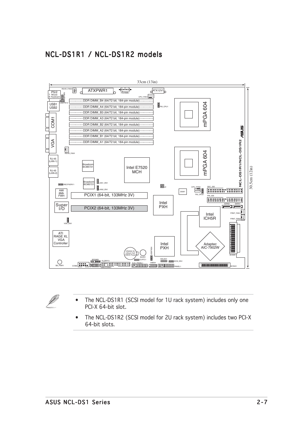 Ncl-ds1r1 / ncl-ds1r2 models, Mpga 604 | Asus NCL-DS1R1 User Manual | Page 27 / 108