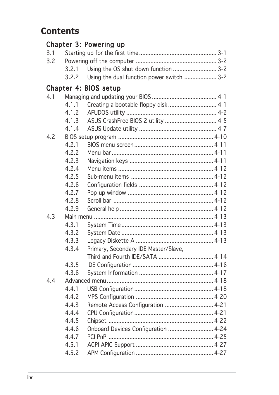 Asus NCL-DS1R1 User Manual | Page 4 / 108
