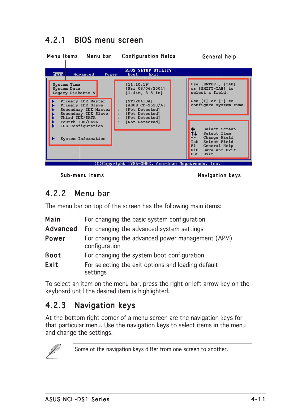 2 menu bar menu bar menu bar menu bar menu bar | Asus NCL-DS1R1 User Manual | Page 73 / 108