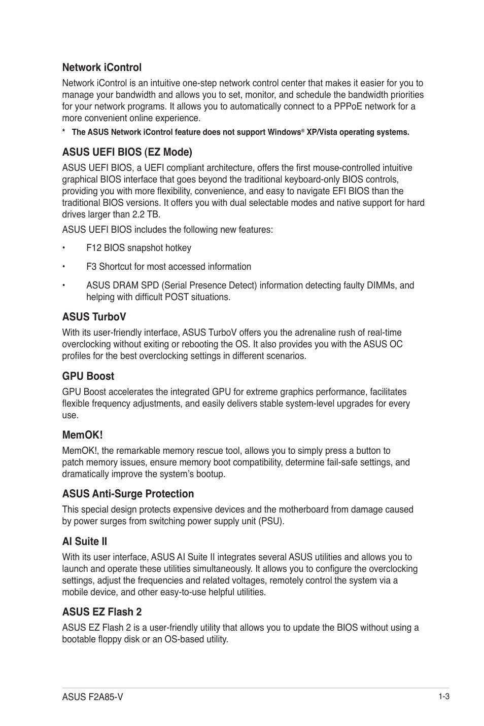 Asus F2A85-V User Manual | Page 15 / 82