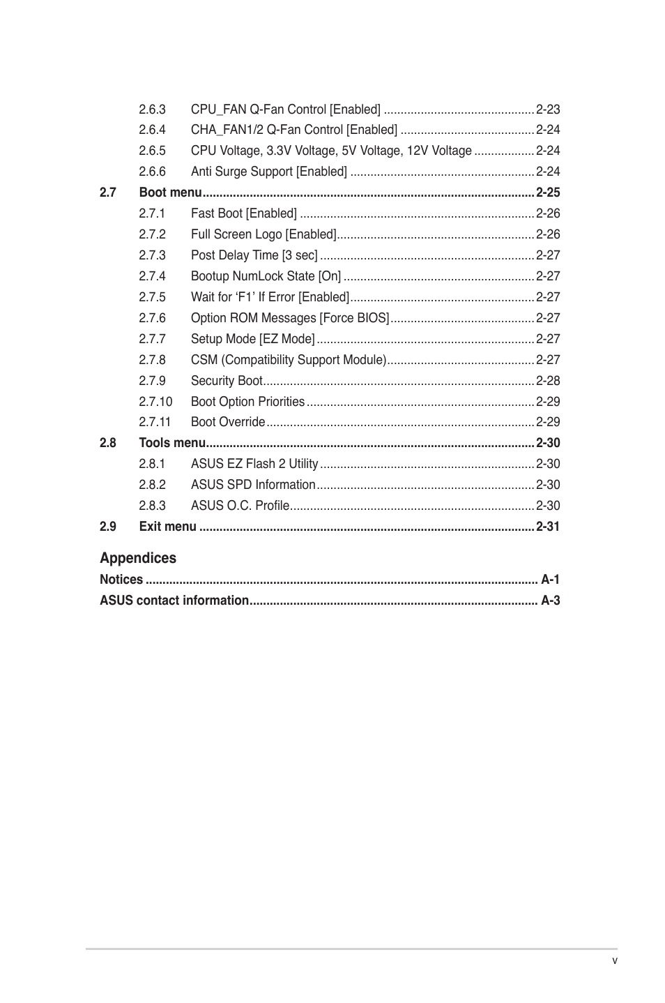 Asus F2A85-V User Manual | Page 5 / 82