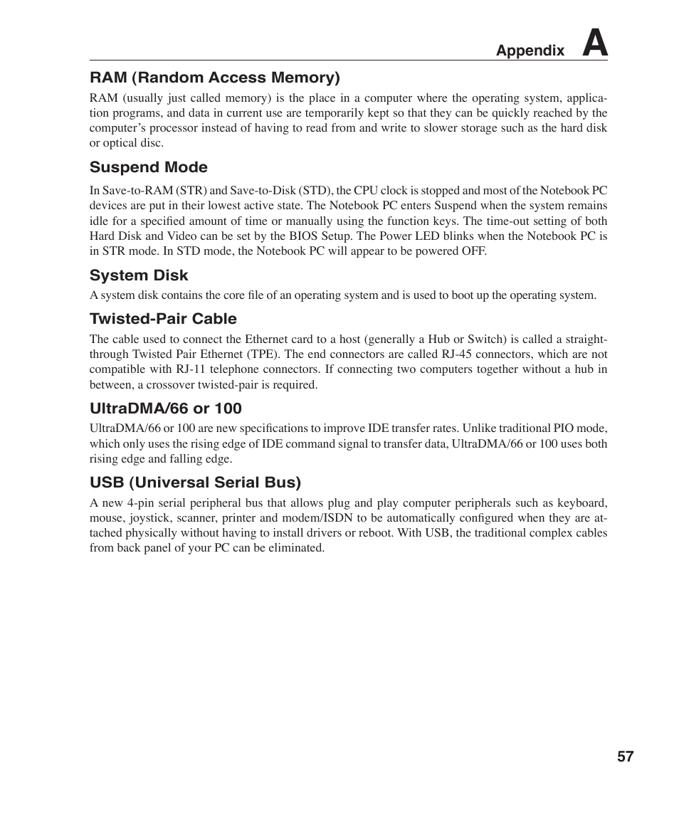 Asus Z96H User Manual | Page 57 / 69