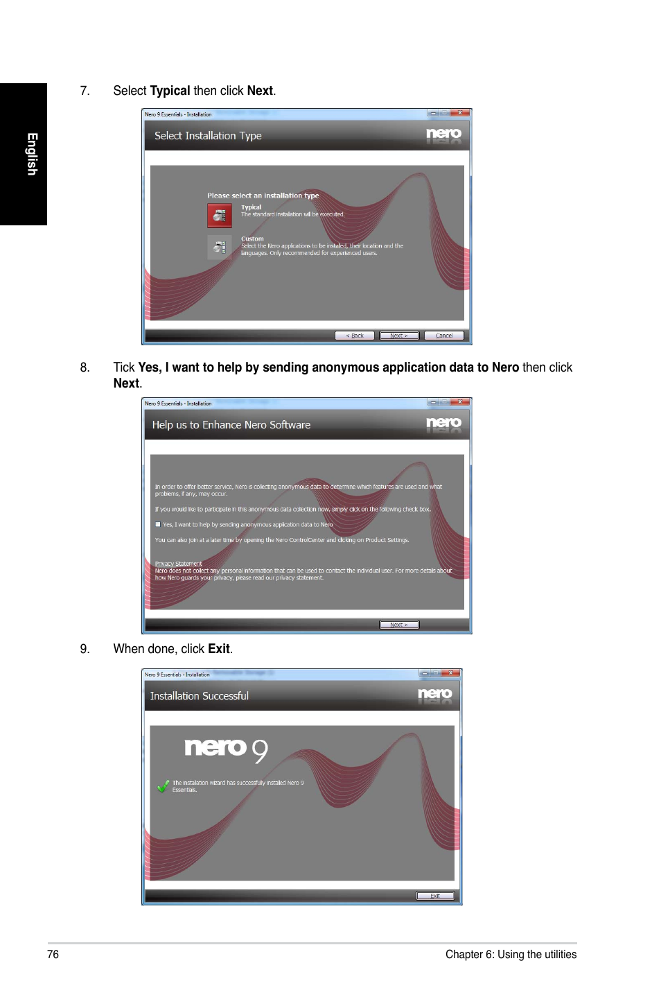 Asus CG8890 User Manual | Page 76 / 88