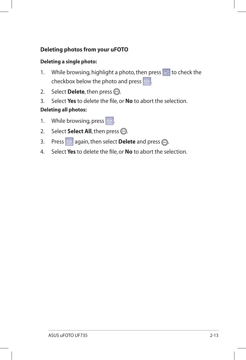 Asus UF735S User Manual | Page 27 / 40
